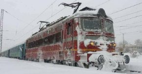 Причината за това е повреда в контактната мрежа и изчакване на възможност за разминаване с друг влак.