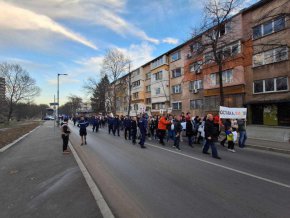 Протест заради кмет-гурбетчия затвори бул. Сливница в час-пик